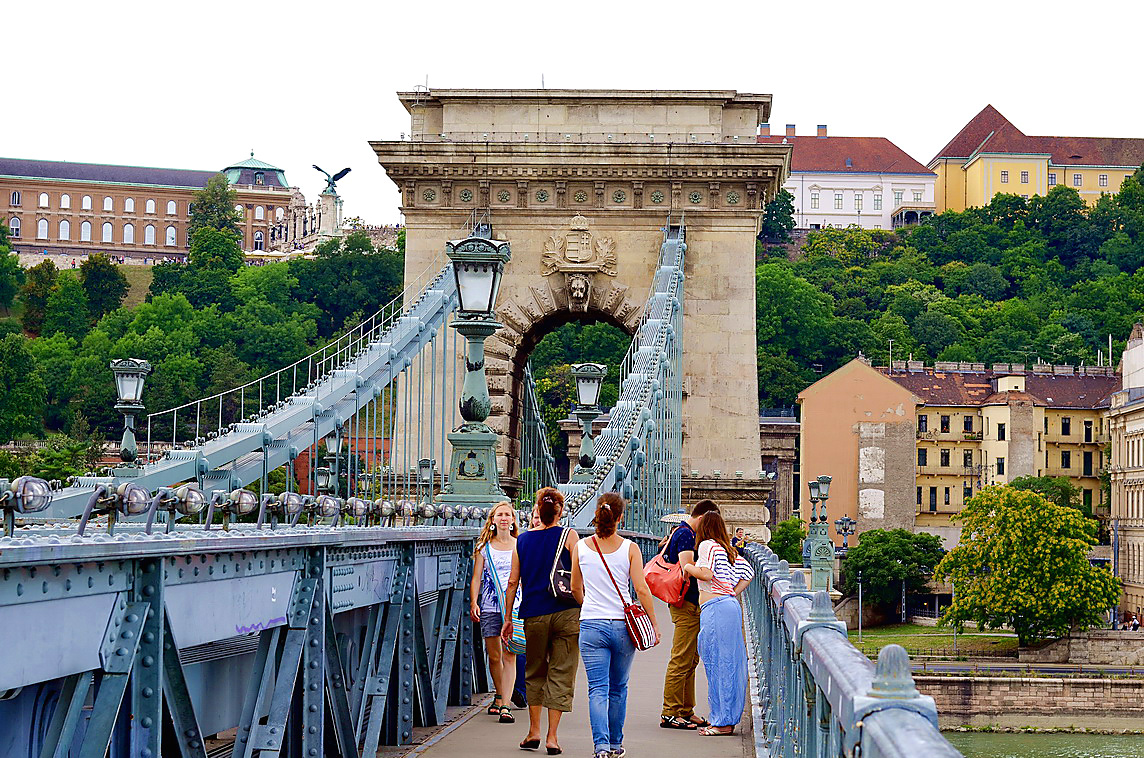 Где находится мост Сечени в Будапеште