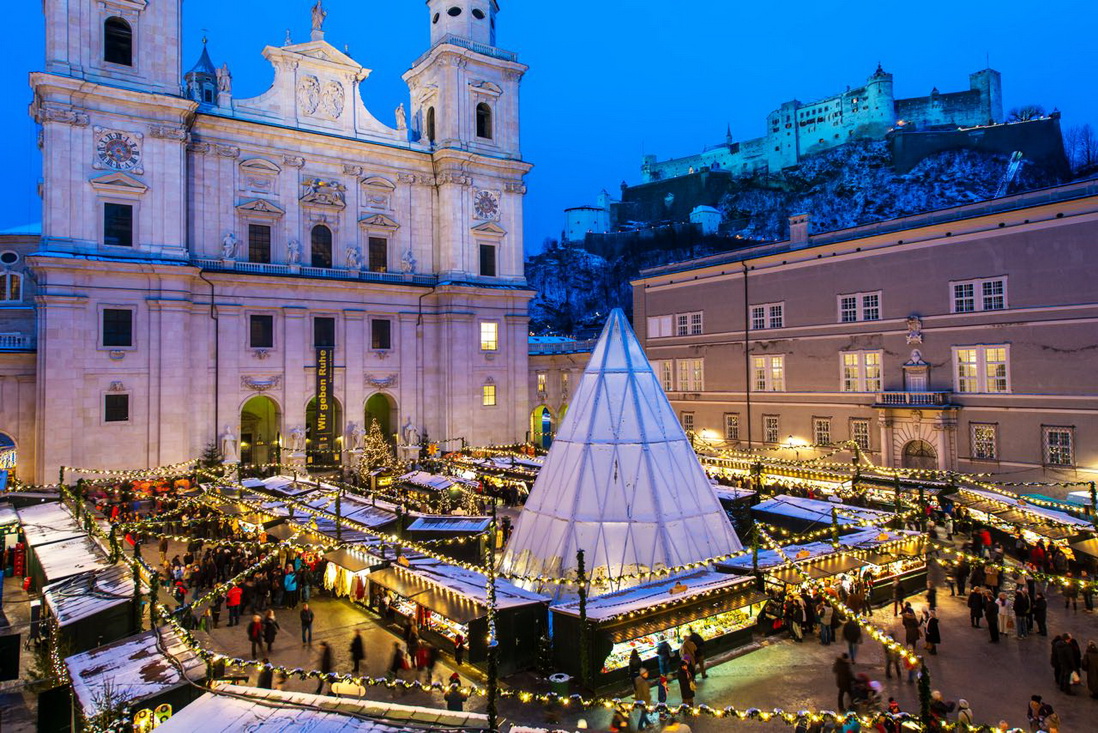 Где и когда откроется рождественская ярмарка в Зальцбурге, Австрия