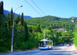 Троллейбусная ветка Симферополь — Ялта