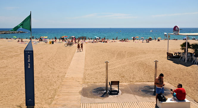 Пляж Мар Белла, Барселона