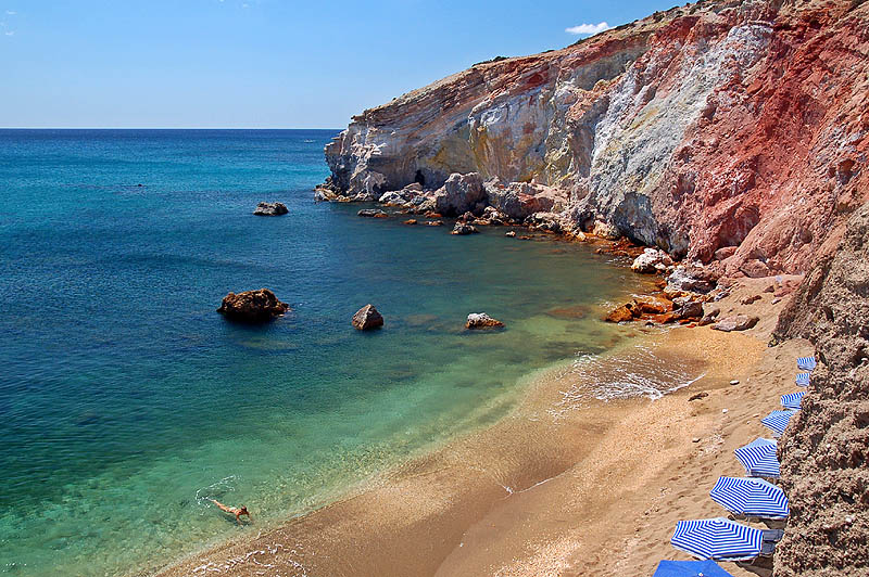 Пляжи Греции: Палеохори и его розовые скалы