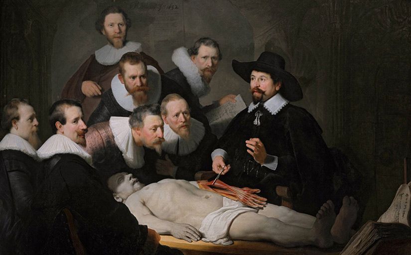 «Урок анатомии доктора Тульпа», Рембрант