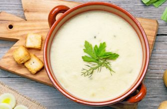 Холодный французский суп Вишисуаз — рецепт приготовления