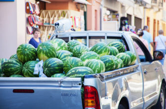Где покупать арбузы в Греции: рынки, супермаркеты, передвижные грузовики