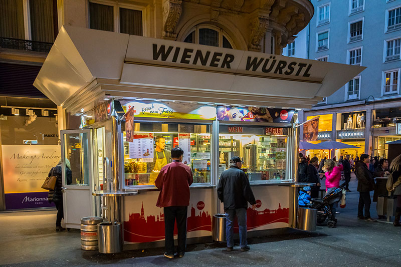 Фастфуд в Вене: Bitzinger Würstelstand