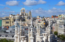 Панорама Мадрида с обзорной площадки Сибелес