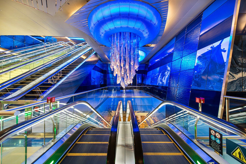 Станция метро BurJuman, Дубай