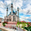 Казань в августе: мечеть Кул Шариф