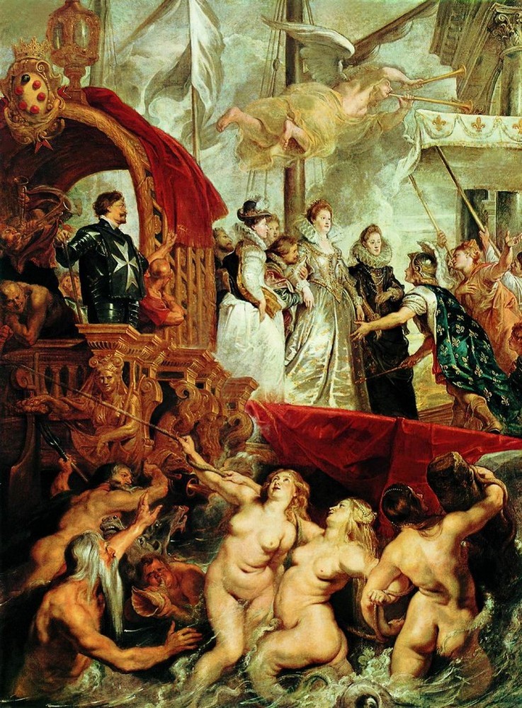 Шедевры Лувра: «Прибытие Марии Медичи в Марсель»
