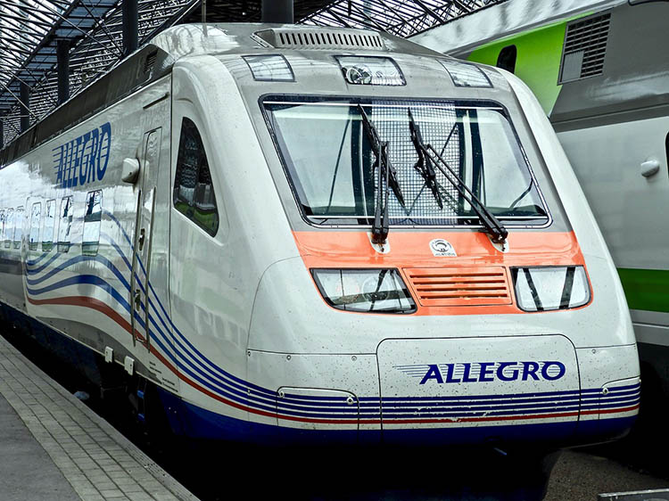 Поезд «Аллегро», СПб - Хельсинки