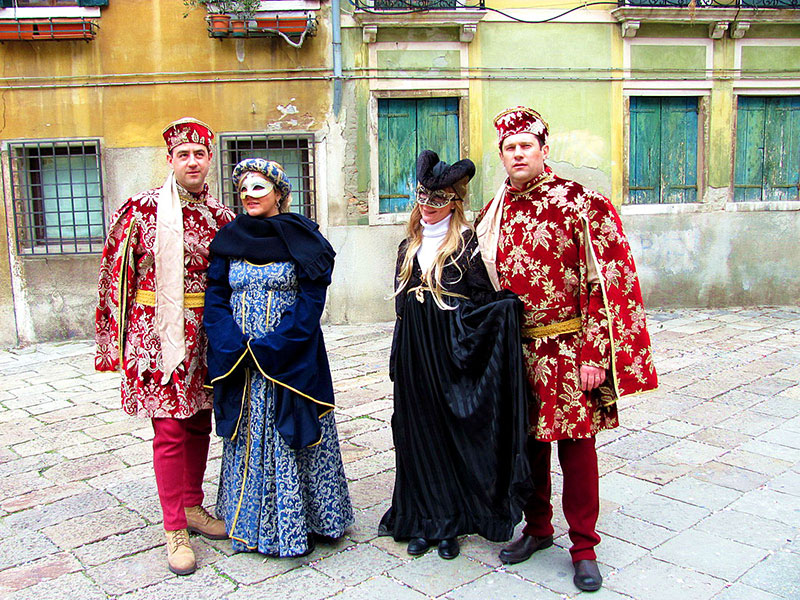 Венецианский карнавал, костюмы