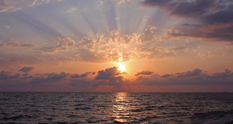 Закат на морем, Сочи