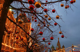 Красная площадь, Москва, январь