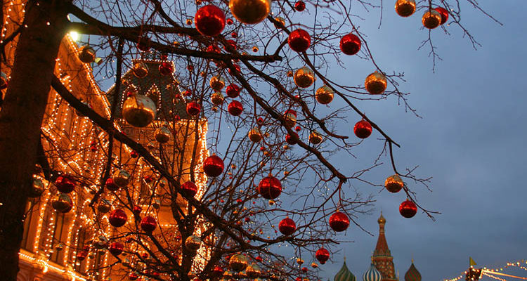 Красная площадь, Москва, январь