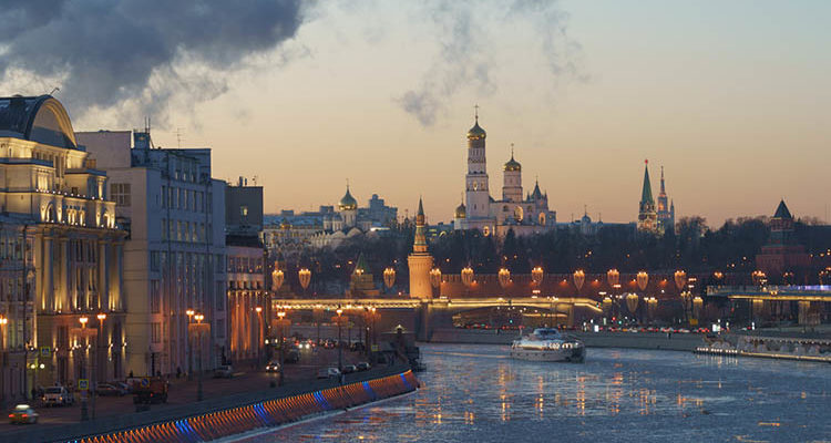 Москва в феврале