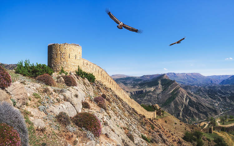 Гунибская крепость, Дагестан