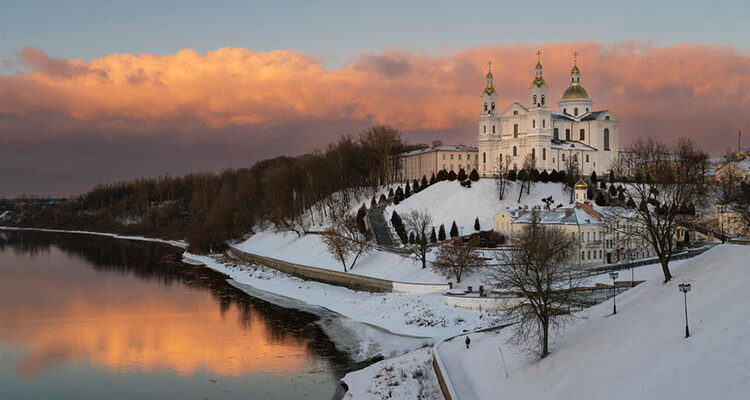 Витебск в декабре (Беларусь)