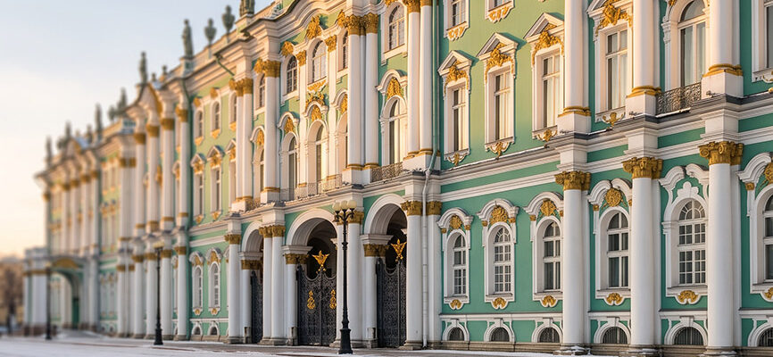 Первый снег в Санкт-Петербурге в ноябре