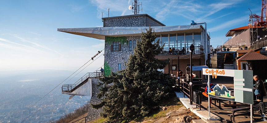Гора Машук в октябре, Пятигорск